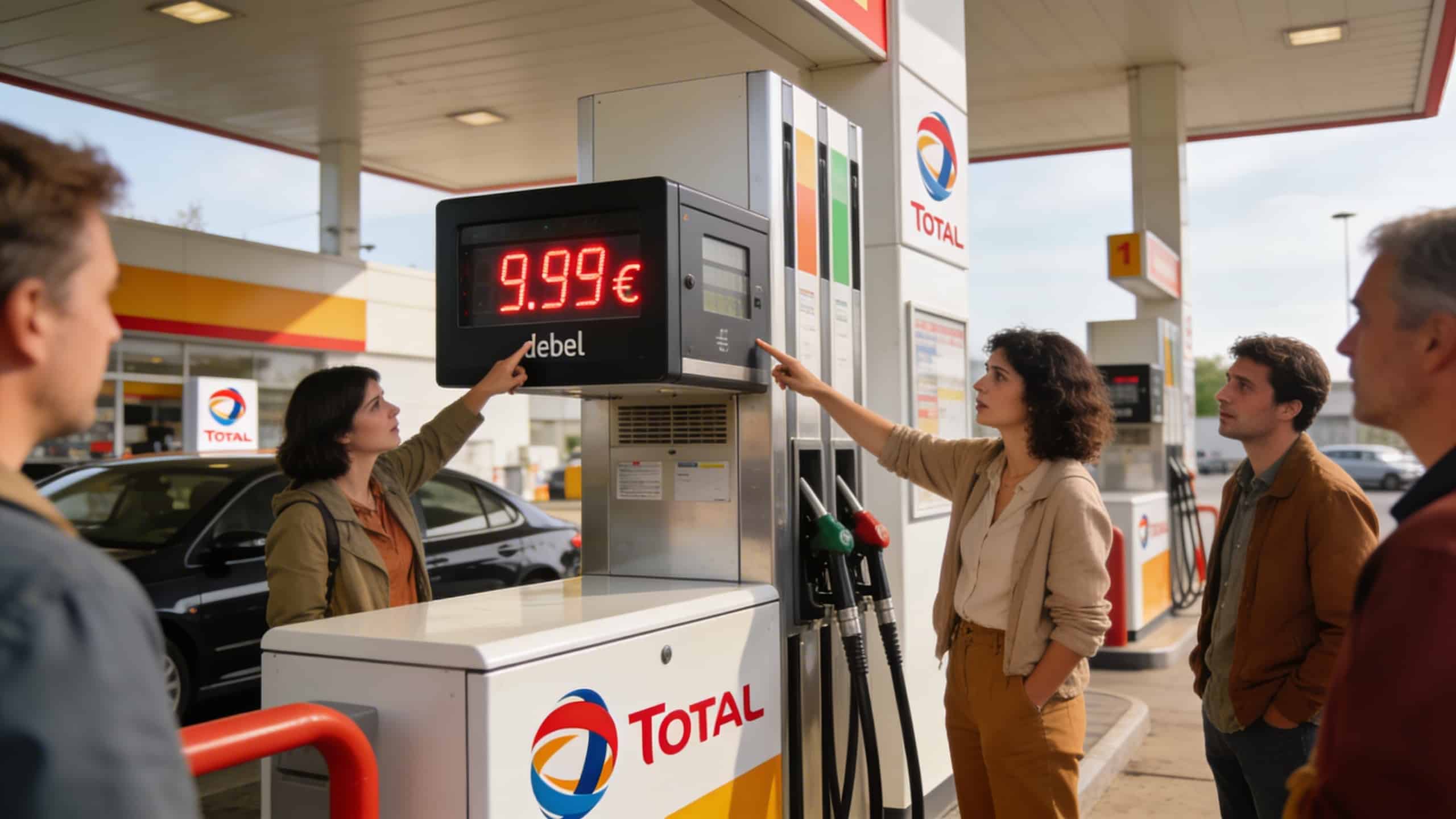 Gasoil 9 99 Le Litre Une Station Total Prise Dans Un Bug Gasoil 9 99 Le Litre Une Station Total Prise Dans Un Bug