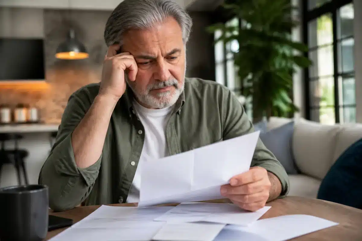 Document retraite montrant calcul avec periodes travail manquantes