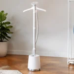 Appareil pressing blanc colonne centrale avec socle metallique