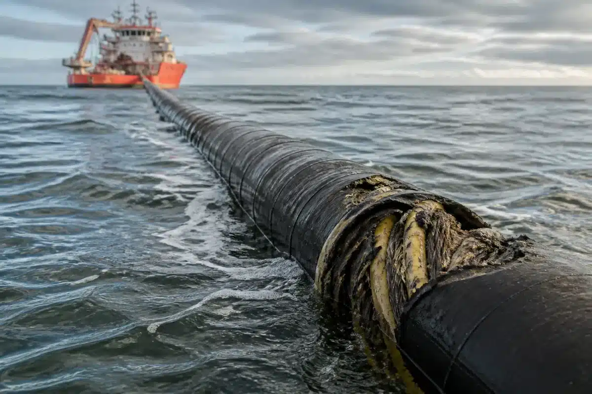 Cable sous-marin endommagé dans zone maritime geopolitique tendue