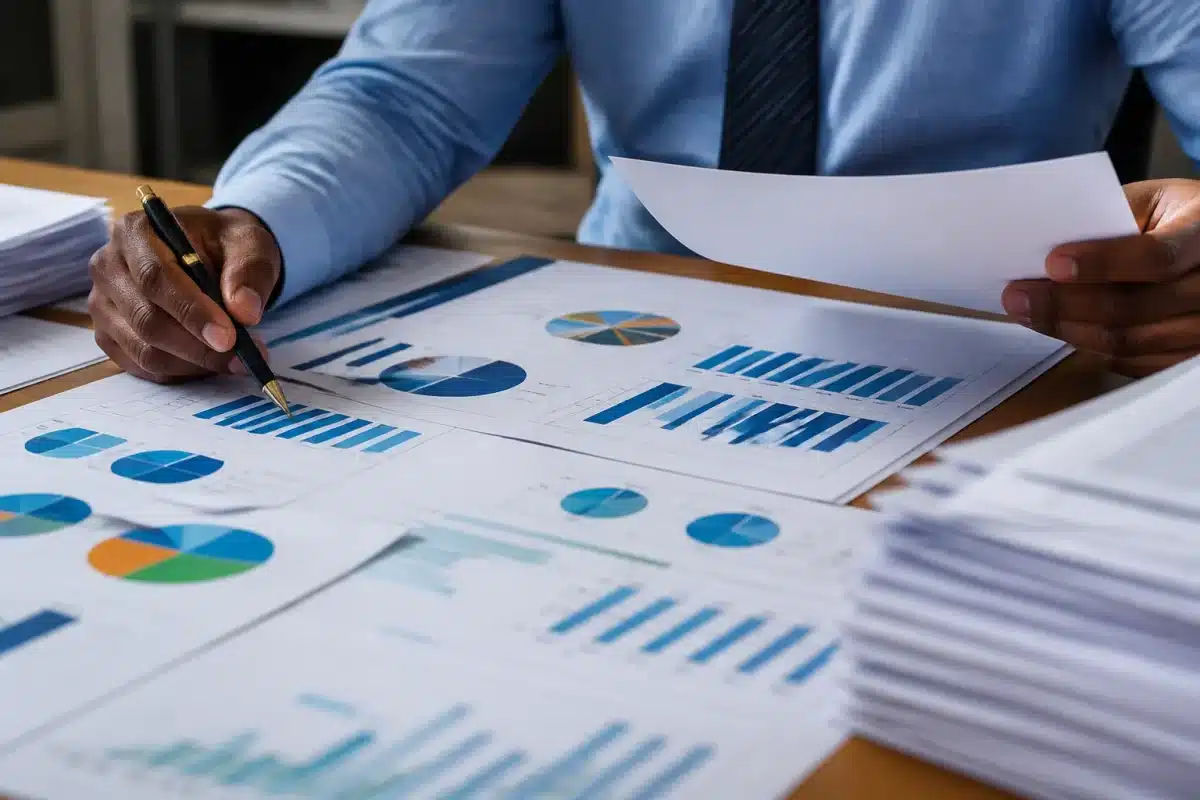 Documents administratifs et graphiques analysant controles financiers publics