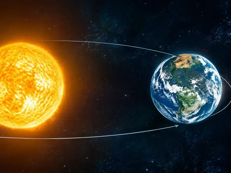 Planète tournant à l'envers autour son étoile centrale