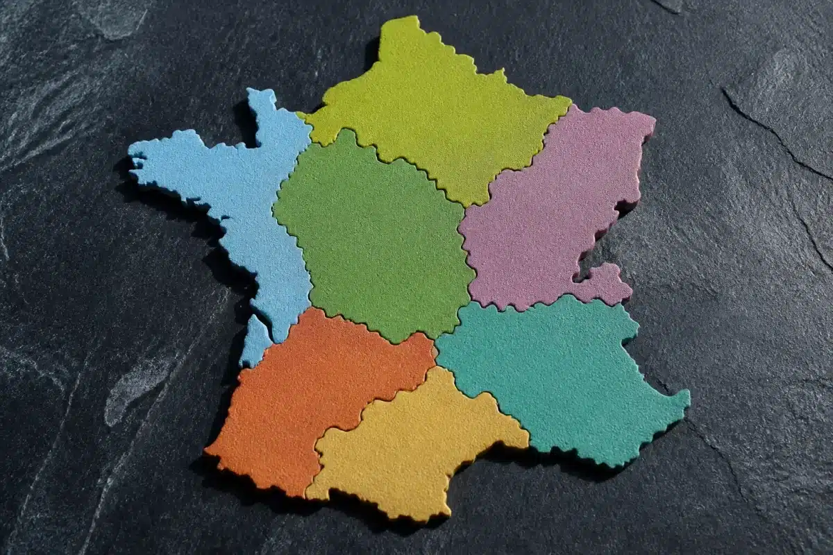 Carte France coloree montrant sept zones refuges climatiques temperes