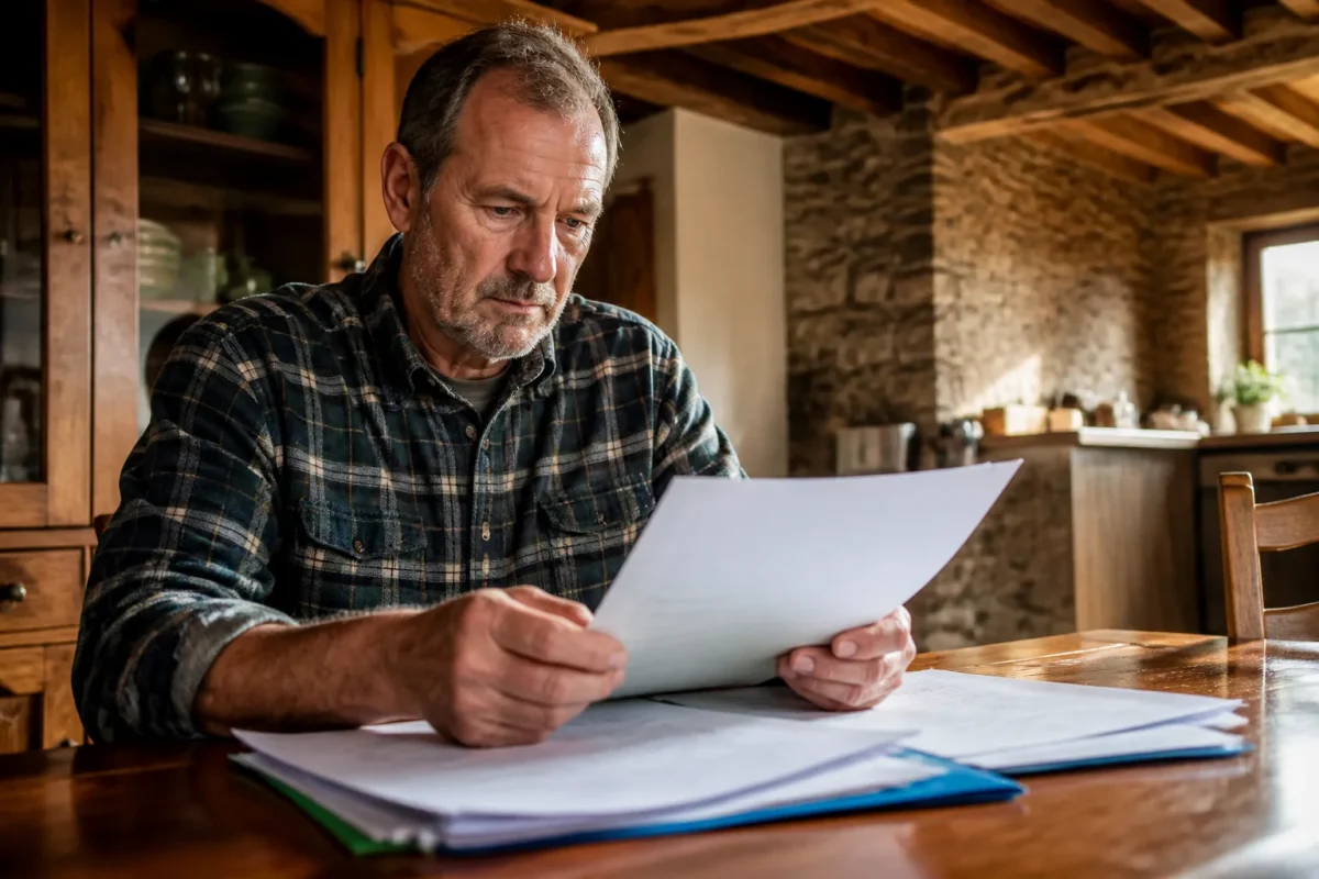 Agriculteur consultant documents retraite et cotisations anciennes